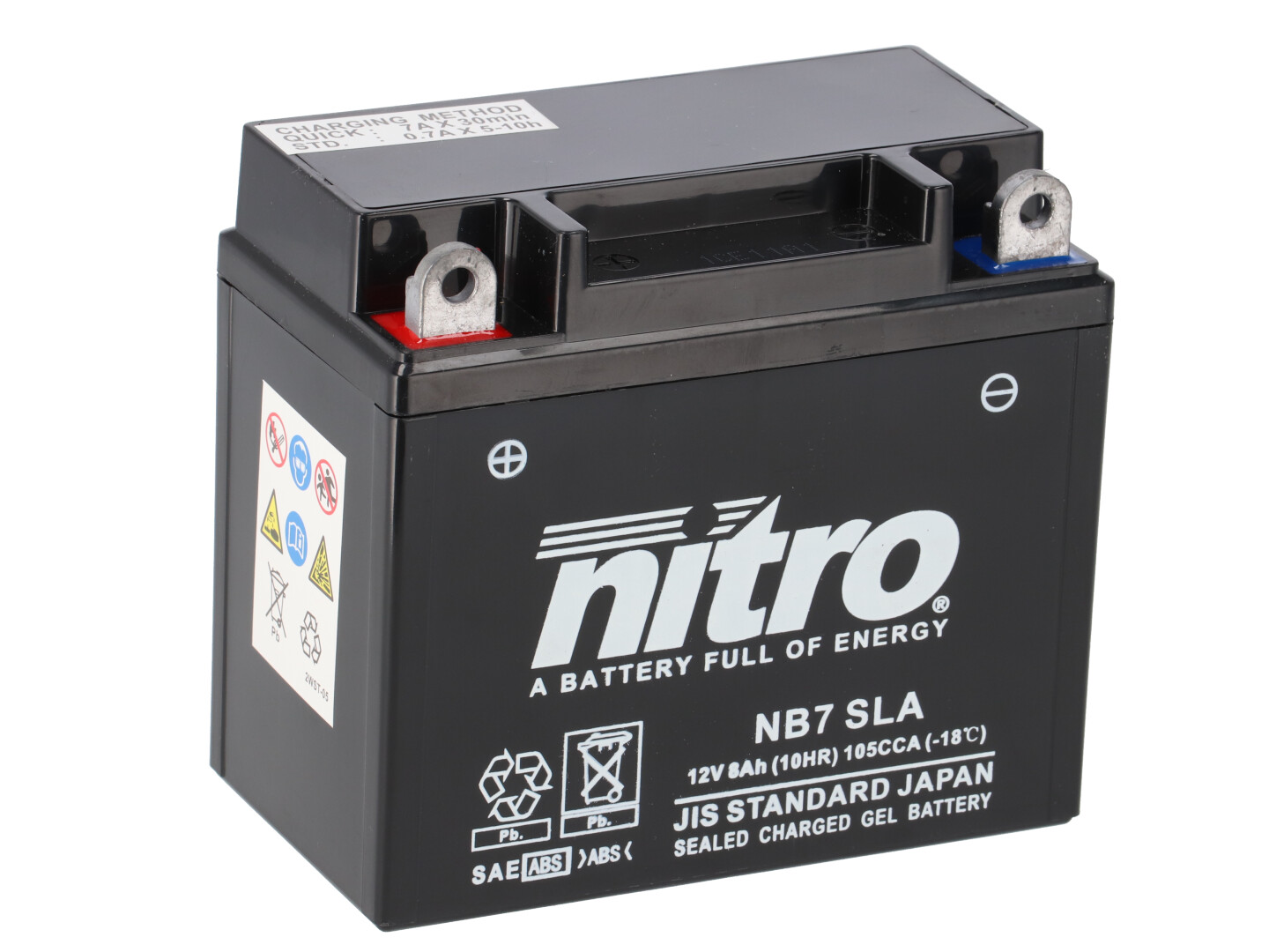 Baterie de pornire NB7 SLA NITRO